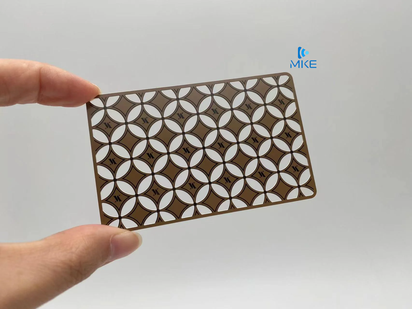 Custom trading cards 24k gold plated mirror card