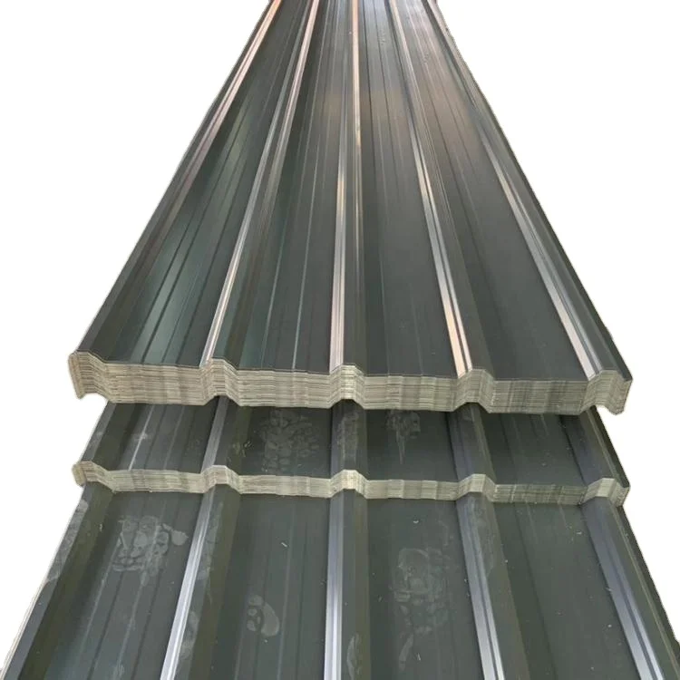 Colored corrugated black bitumen galvanized steel roofing sheets