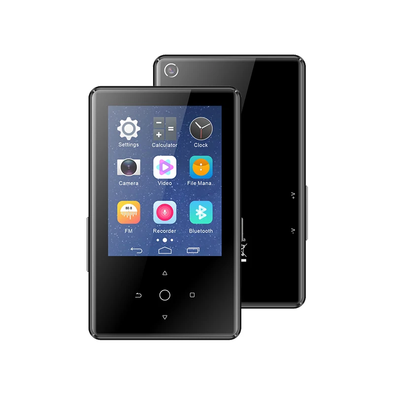 16GB MP3 Player with BT 4.0, Full Touch Screen Android MP3 and MP4 Player, Kids MP3 Player Portable Speaker Music Player