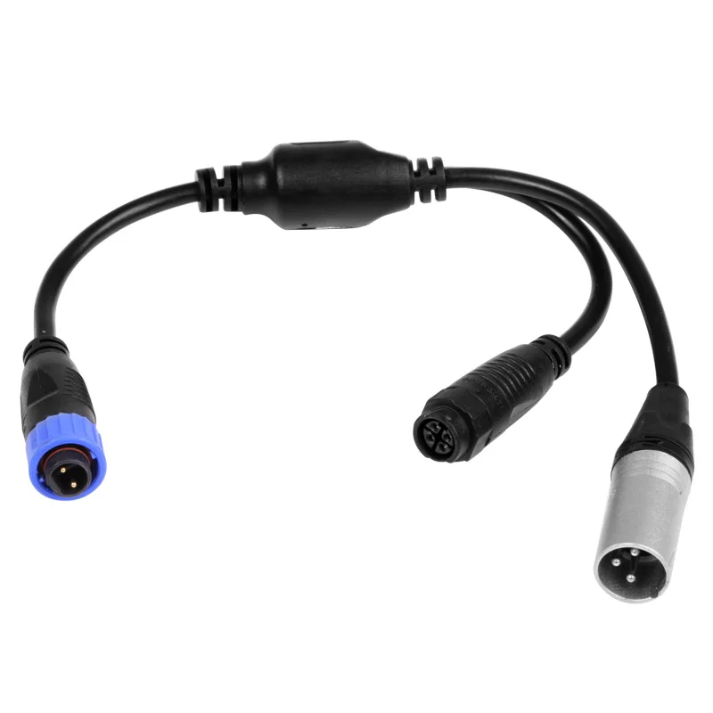 2Pin 3Pin 4Pin T442 LED Connector Cable Bare Wire Waterproof IP67 Male Female Jack Waterproof Extension Cables for LED DMX Light