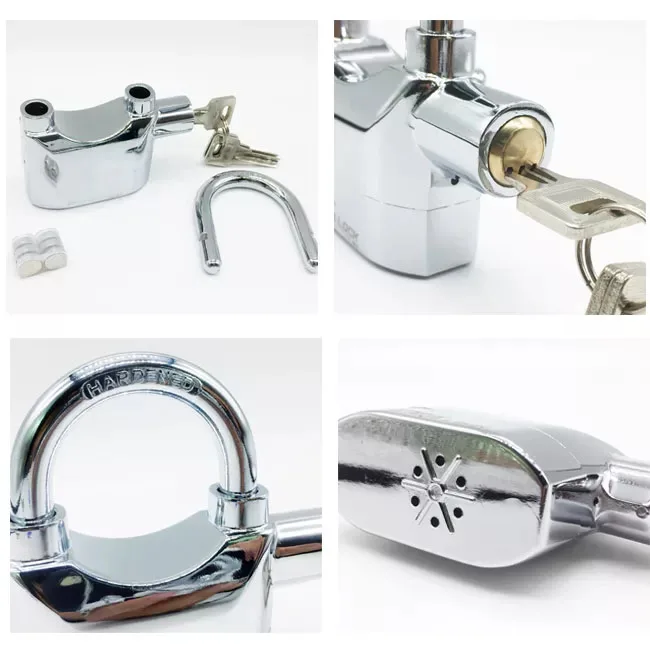 Rarlux  110db alarm lock hiigh security waterproof and reliable siren alarm padlock