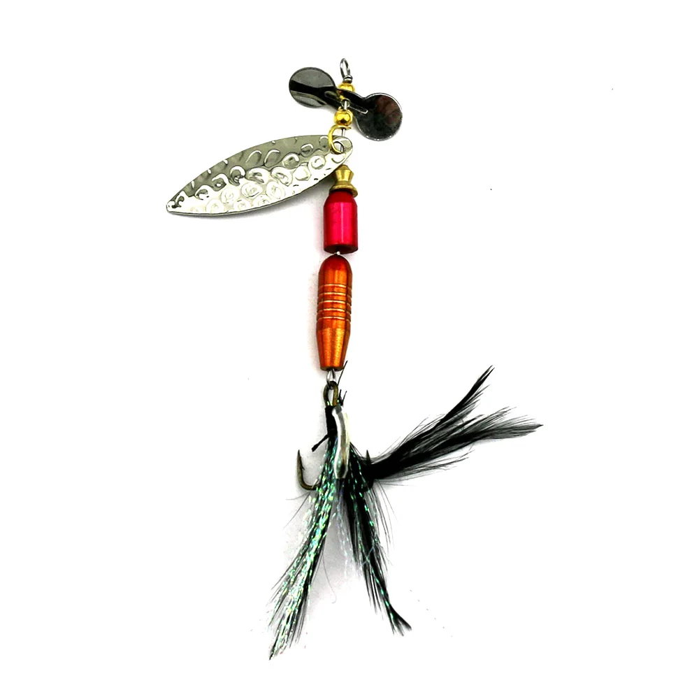 9 5CM 12 1G Fish Bait Metal Spoon Carp Fishing Lure Spinner