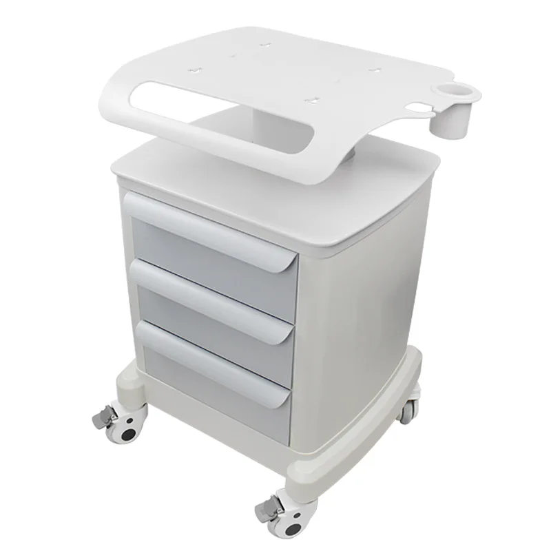 Stainless steel salon trolley beauty carts for nail equipment/ tools storage hair trolley