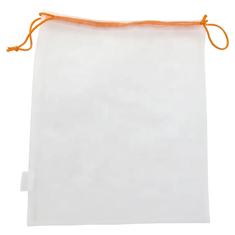 OEM/ODM Custom Logo Shopping Packaging Net Food Grade Mesh Bag For Fruit Vegetable Storage