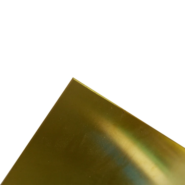 Полированный латунный лист C2600