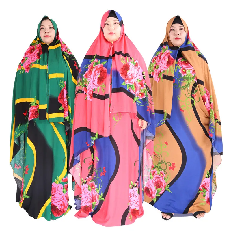 Современные мусульманские молитвенные костюмы Khaliji Abaya из Дубая