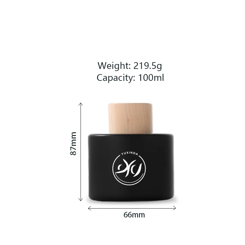 Wholesale Round Empty botol kaca parfum 50ml Vintage Luxury 10Ml 30Ml 50Ml 100Ml Black Glass Bottles For Perfumes With Lids