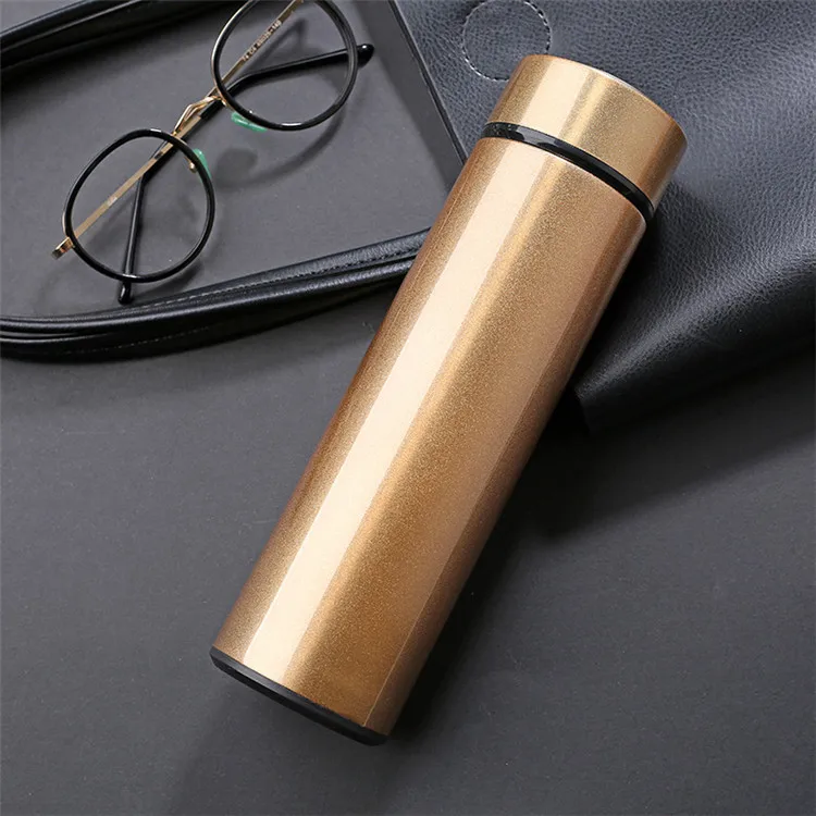 Custom Logo Smart Led Temperature Display Insulation Bottle Sublimation Stainless Steel Intelligent Vacuum Flask