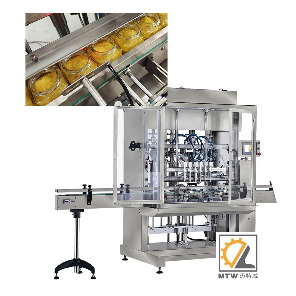 MTW 2 to 12 heads automatic Fish Sauce caviar filling and packing machine