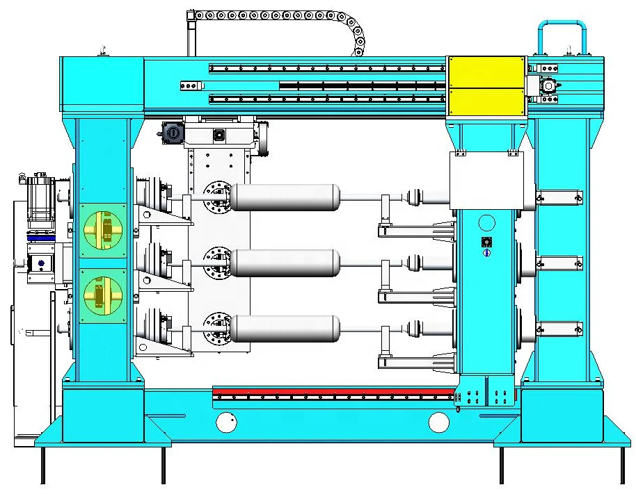 Automatic CNC Carbon Fiber Filament Yarn Winder Cylinder Filament Winding Machine