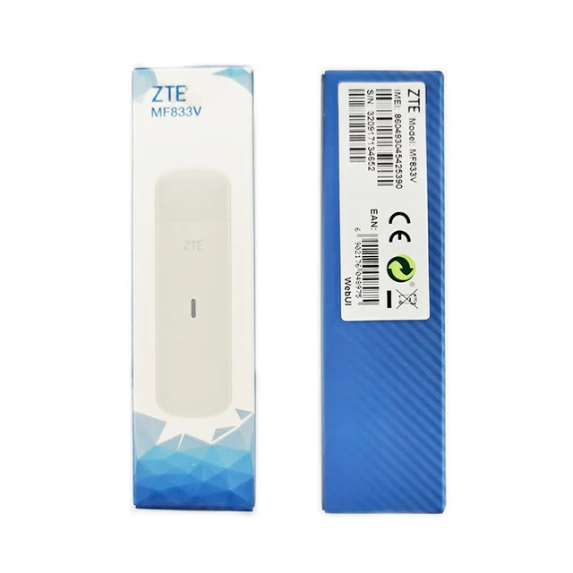 ZTE MF833V WebUI 4G LTE Wireless Router USB Dongle 150Mbps Mobile Broadband Sim Card Wireless WiFi Adapter Modem Pocket Hotspot
