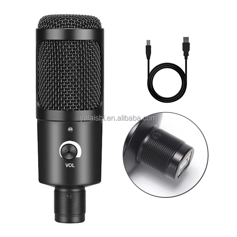 
 Лидер продаж на Amazon, профессиональный микрофон BM800 с большой оконной ручкой, USB-микрофон для студийной записи  