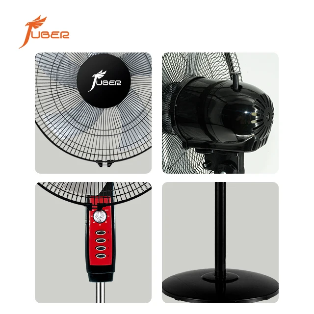 OEM Factory Electric Floor Stand Fan 16 Inch logo customized color box 16inch