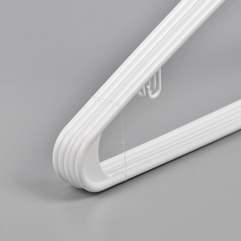 Wholesale Cheapest Price Standard Durable White Plastic Shirt Hanger Clothes Hangers For Cloths