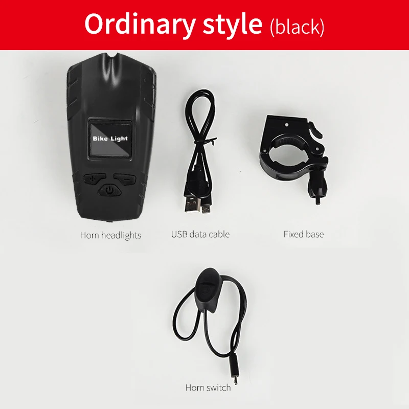 New Bicycle Wireless Code Watch Light with Horn