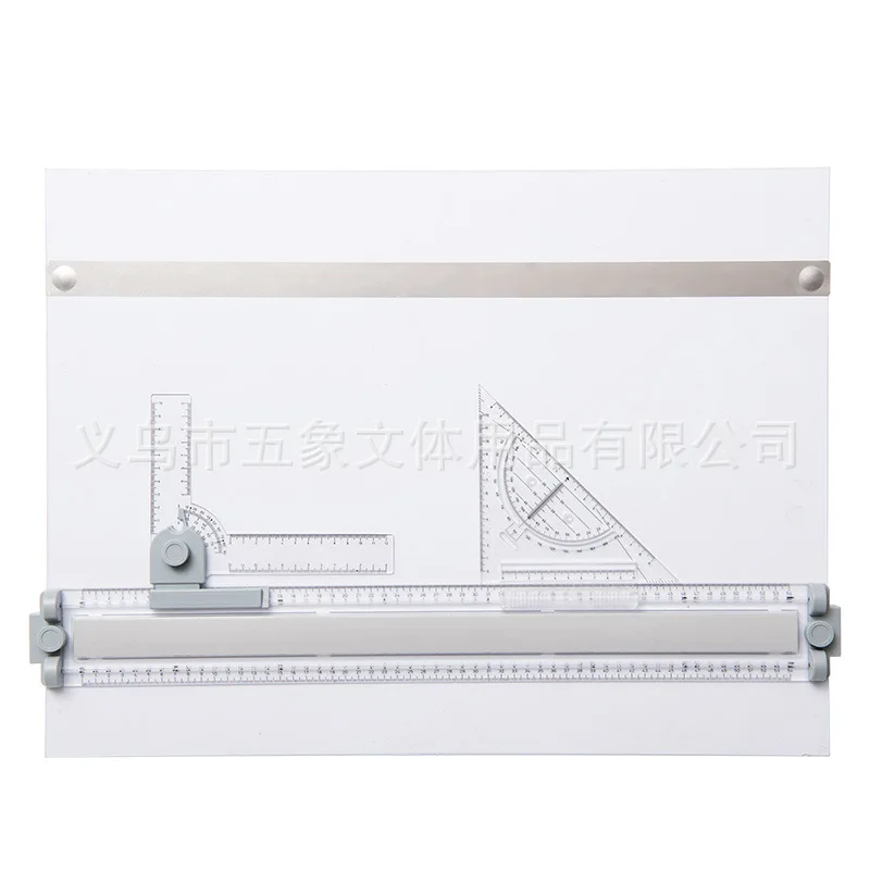 Best Selling Construction Machinery Drawing Board with Magnetic Magnetic Stripe Triangle Board Angle Ruler