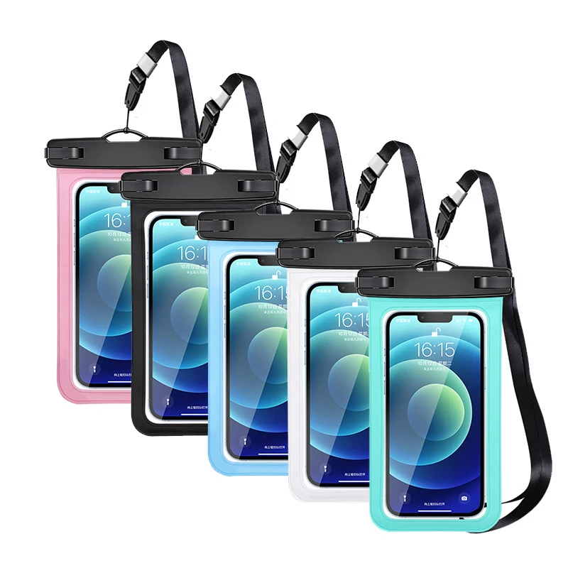 Wholesale cheap price waterproof mobile phone bag boating floating running biking water proof smartphone dry Bag
