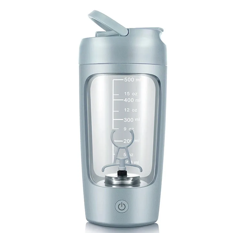 500ml Portable Mixing Cup USB Rechargeable Gym Tritan Material Electric Protein Powder Shaker Shaker
