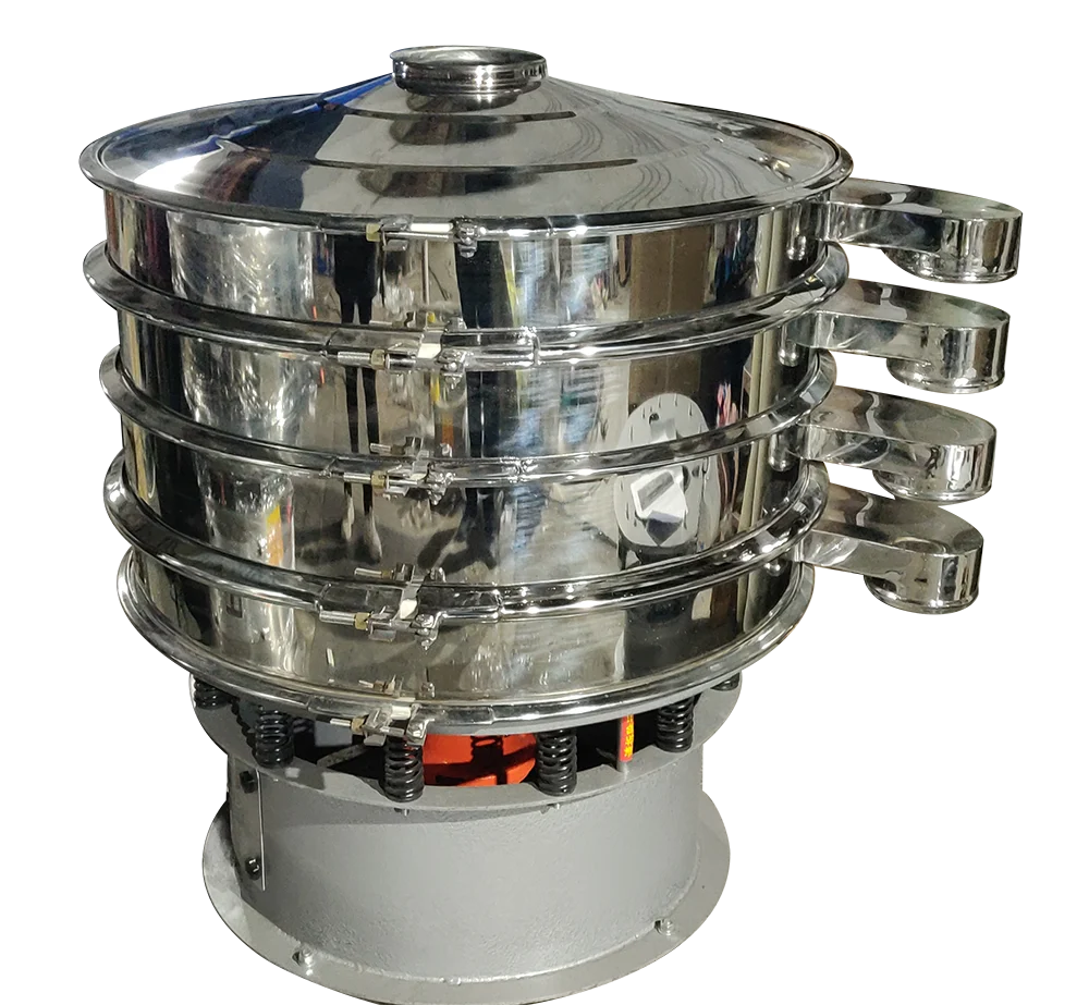 Qianzhen Low price industrial rotary sieved machine powder SS304 multiple decks vibrating sieve for fine pollen