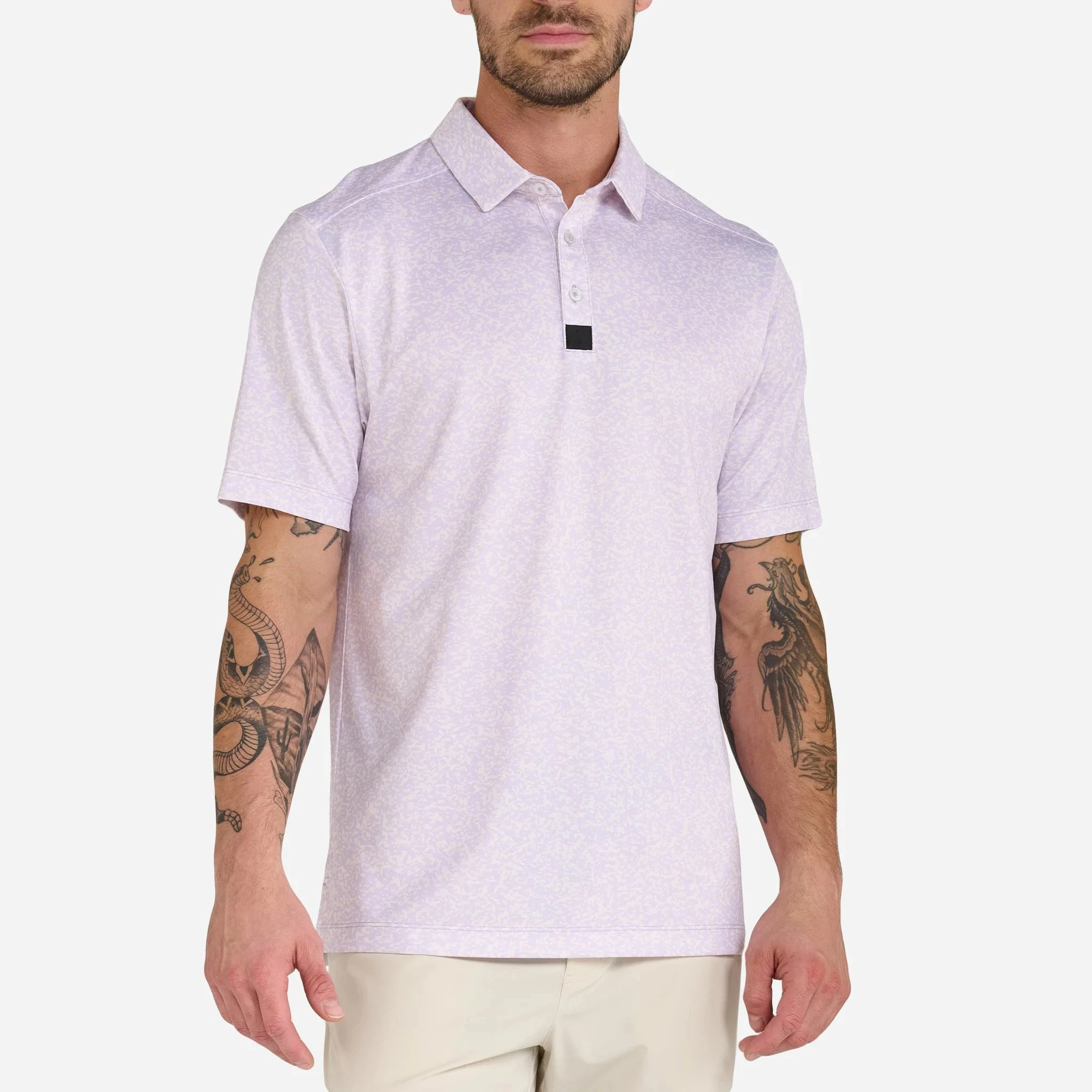 Polo De Floral Blank Vintage Junior Mens Funky Red White Blue Custom Logo Flower Relaxed Athletic Fit White Golf Polo