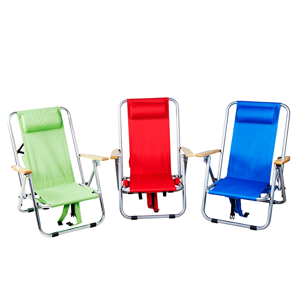 
4 adjust positions foldable chair Aluminum beach chair 