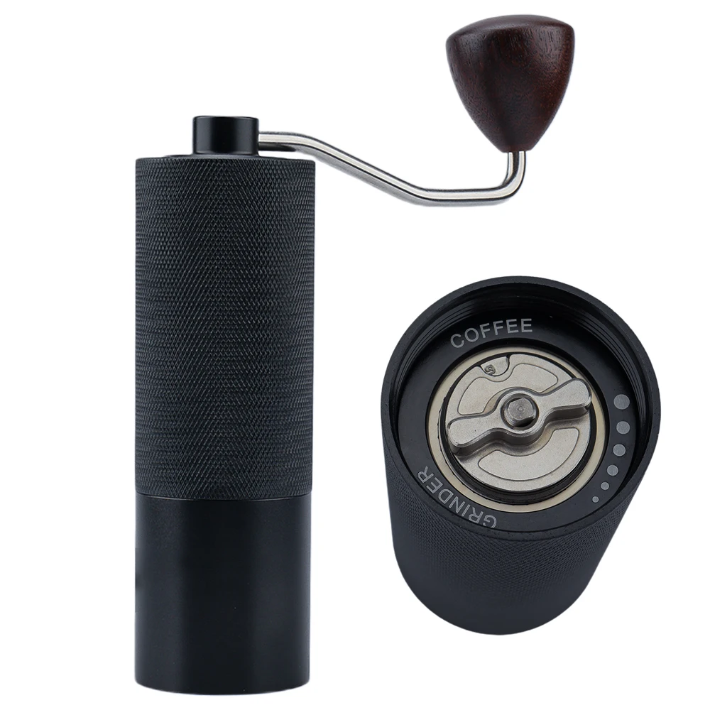 Hot Selling Wholesale Stainless Steel Home Manual Grinder Coffee Grinder Good Price Bean Mill Black Color Hand Coffee Grinder