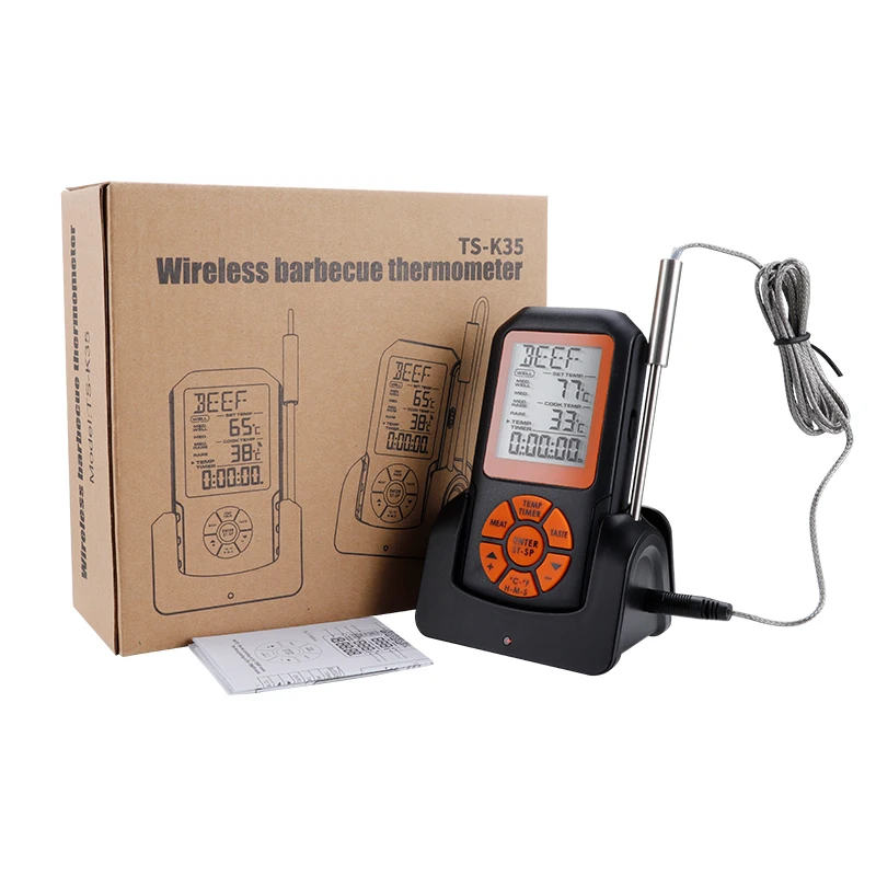 Cooking Thermometer Digital Food Timer Bbq Thermometer Instant Read Kitchen Wireless Meat Thermometer