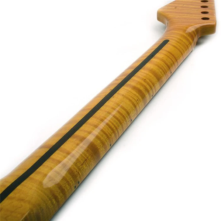 Шейка для гитары 21 лад ST TL винтажный оттенок готовая гитара Tiger flame maple на