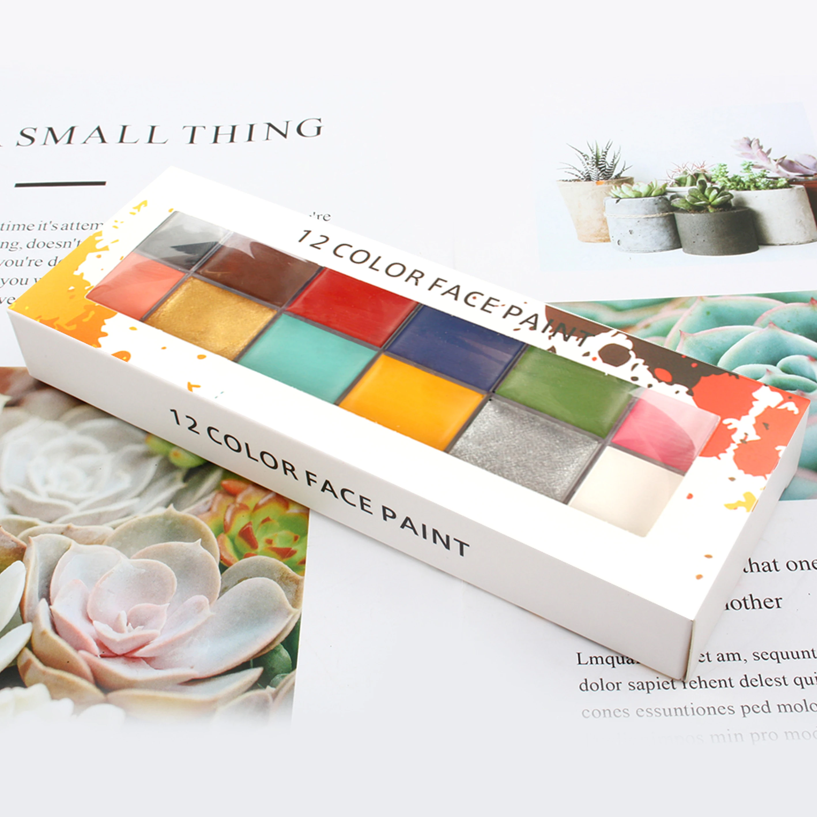 Профессиональная высококачественная краска для тела, Нетоксичная краска для лица для вечеринки, макияж, разные цвета