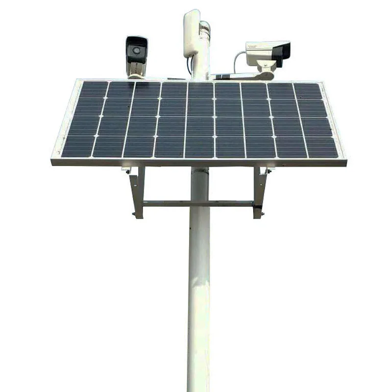 Construction watcher 200W power wifi wireless ip ptz optical security PIR alarm Solar Power Energy Supply For CCTV