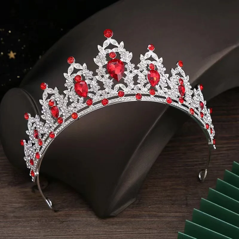 2024 hot sale rhinestone  Flower Wedding Crystal Tiara Bridal Crown Tiaras