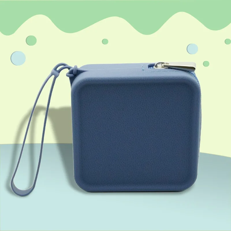 Daily Use Mini Silicon Storage Bag Cosmetic Make Up Case Bag For Ladies Zip Pouch Reusable Silicone Storage Bag