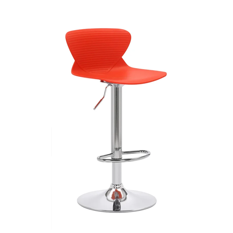 Plastic Free Adjustable Metal Bar Stool Backrest Base Commercial With Wheels Bar Stool Vintage