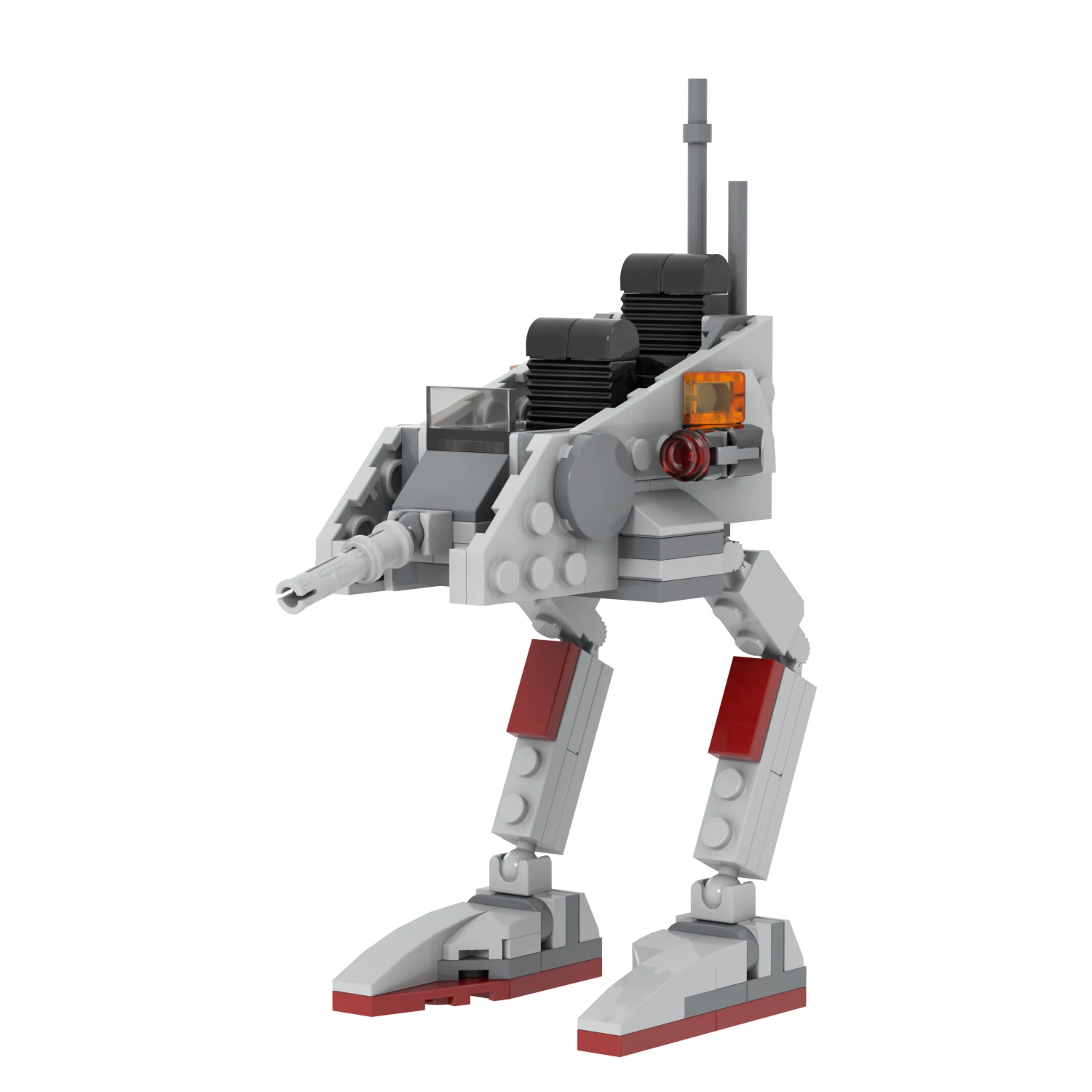 MOC2227 Interstellar Series Clone Soldier Walking Machine 107Pcs Building Blocks Movie Recon Transport Model Assemble Kids Toys