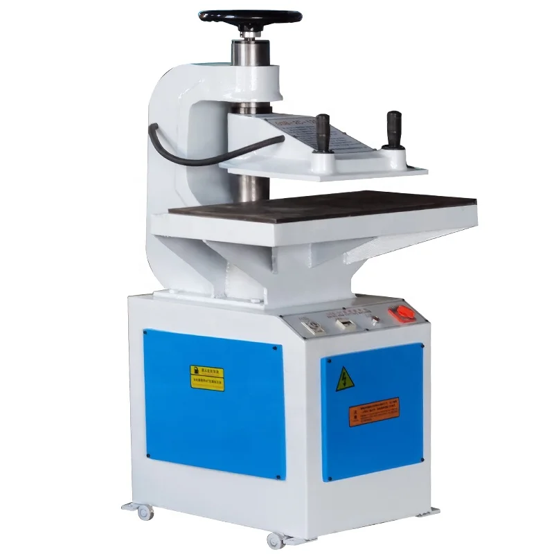 Small swing arm flip flop sole cutting machine