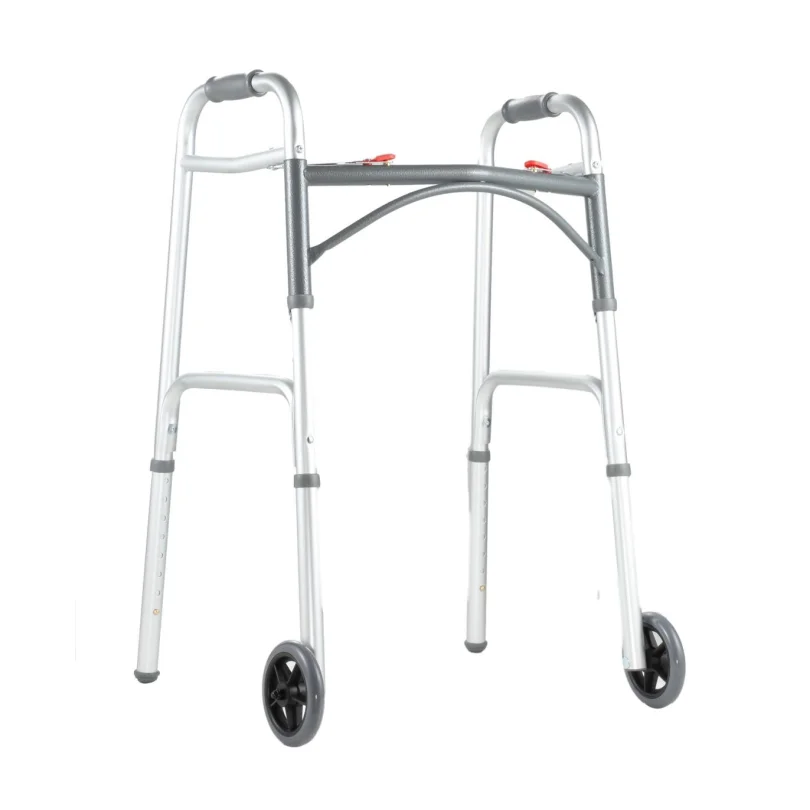 Bliss Medical Folding Aluminum Disable Handicapped Frame Height-adjustable Foldable Frame Surgical Walker
