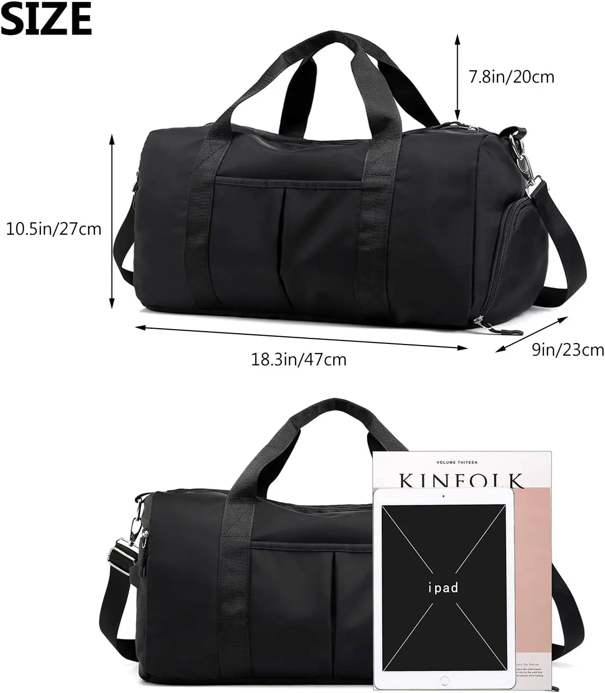 with shoe compartment duffle bag classification convenience saves space for travel