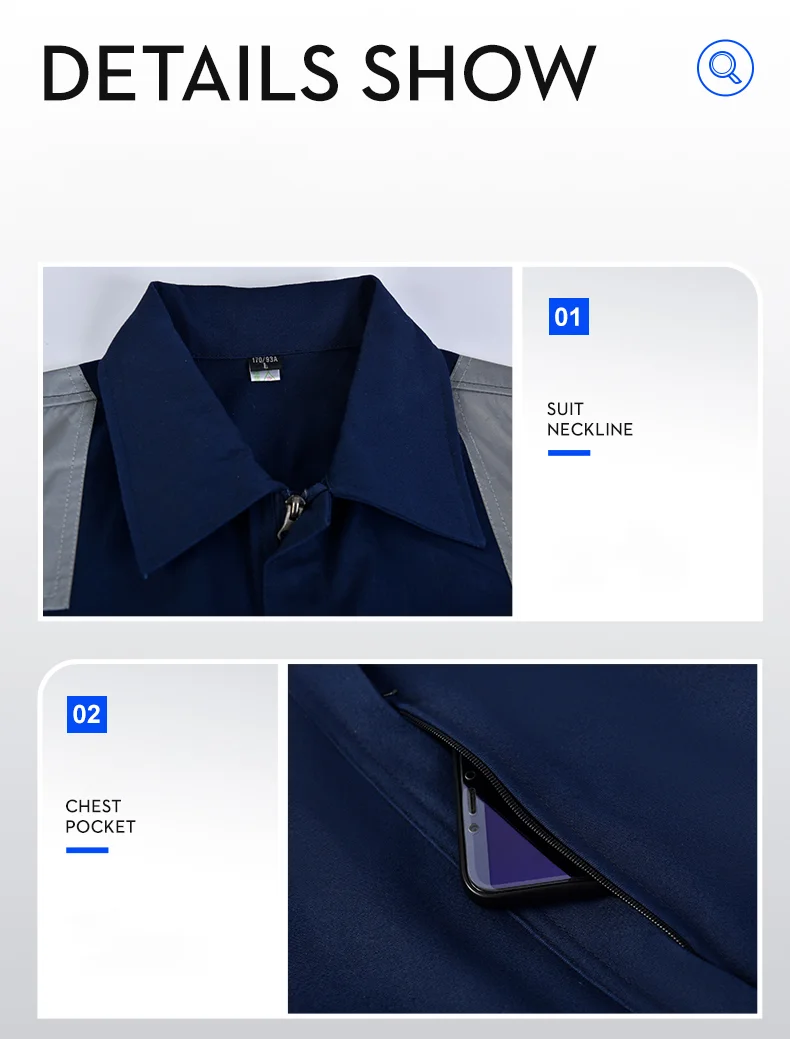 Custom Logo Fire Resistant Overall Mining Construction Safety Clothing Suits Workwear Uniform FRC FR Flame Retardant Coverall