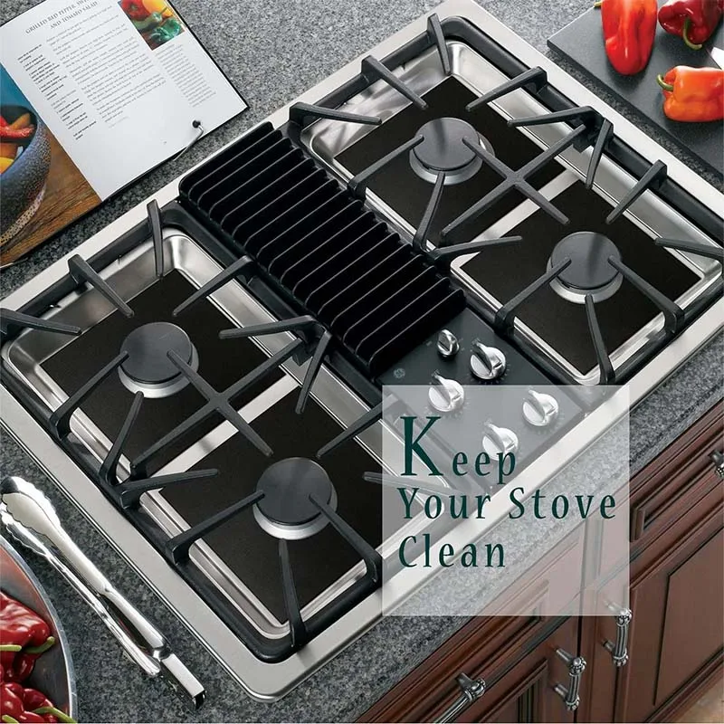 EXW price Hot Easy Clean Non Stick Stove Protector Mat Reusable Gas Stove Burner Covers