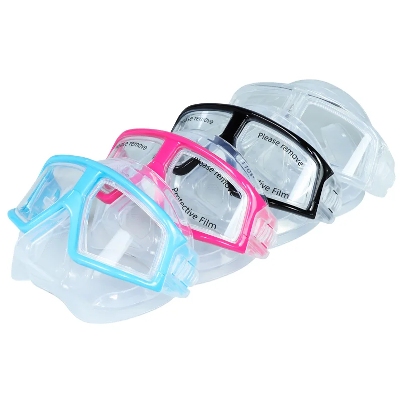 Transparent Ultra low internal volume custom silicone anti fog uv freediving diving masks