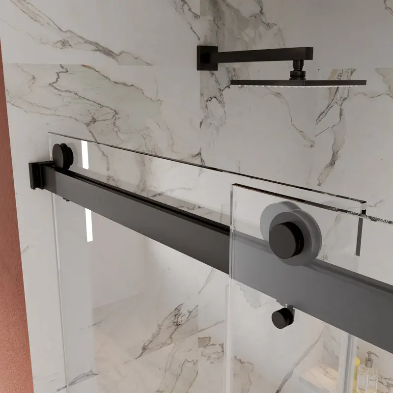 High end frameless glass shower doors free standing tempered shower glass door