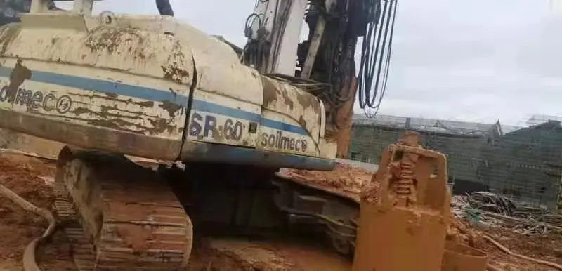 Италия сделано Soilmec SR60 SR-70 SR-65 SR80C буровая установка soilmec б/у R-516 R-622HD SR65 SR70 Земляной Бур гидравлическая сваебойная