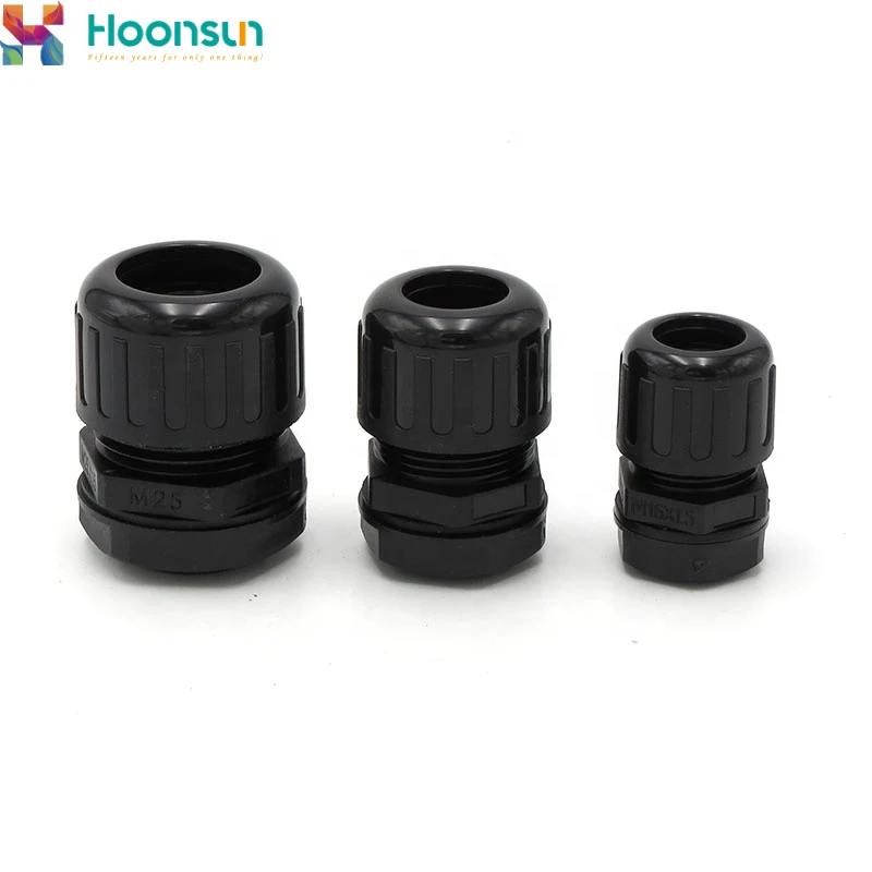 wholesale nylon flexible pipe fitting nylon powerful watertight corrugated hose fitting hose joint