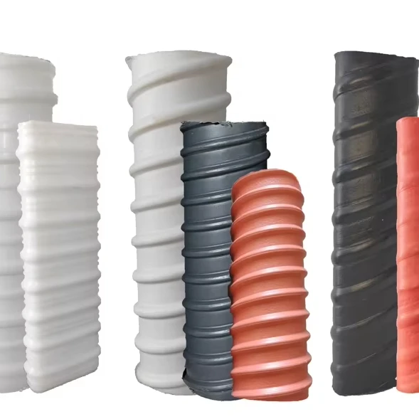 Prestressed HDPE corrugated duct plastic corrugated pipe
