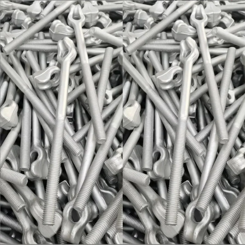 Pole Line Hardware Angle Thimble Eye Bolt3/4 5/8 angle thimble eye bolts