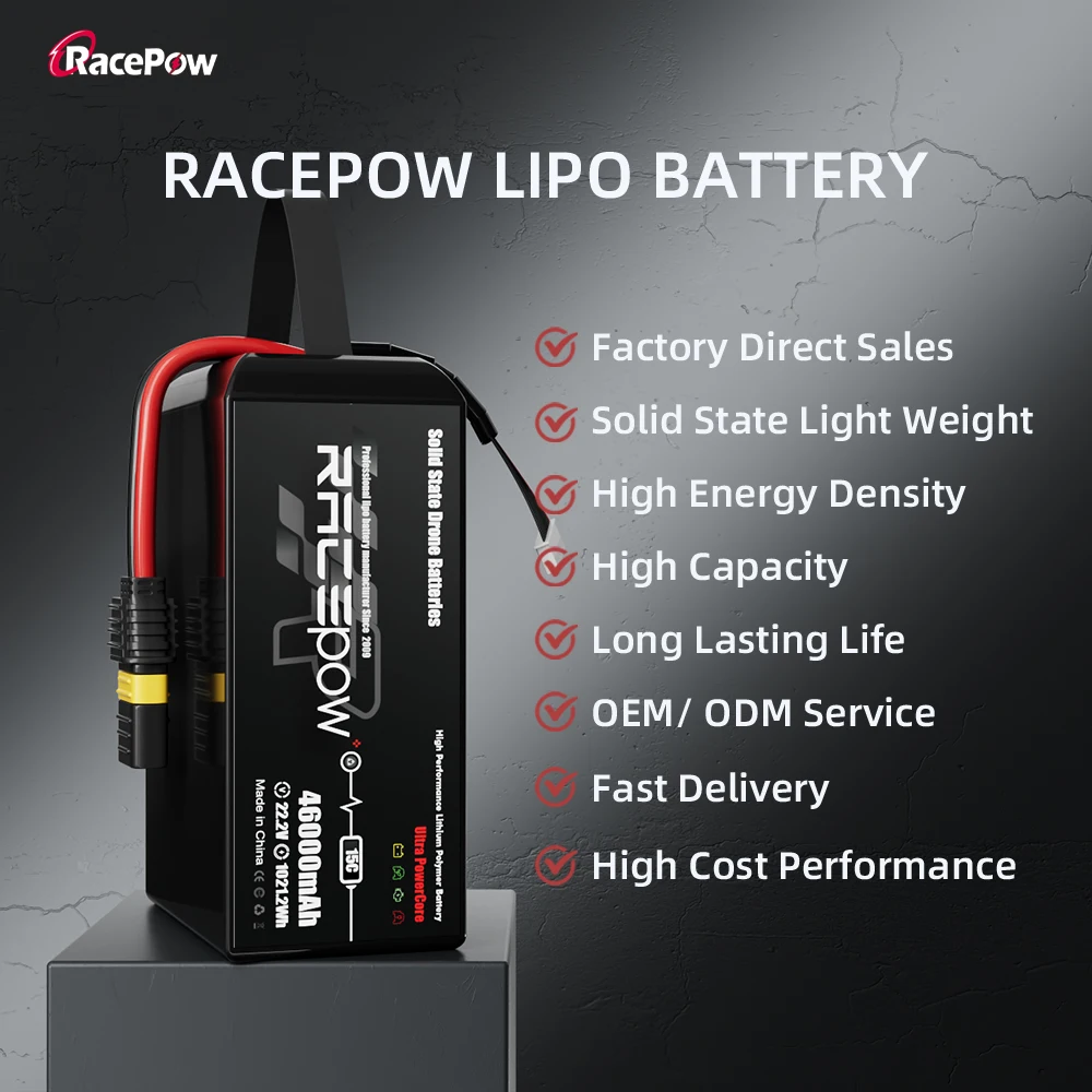 Настраиваемый 6S 12S 22 2 V 15C 22000mAh 45000mAh полутвердотельный Липовой Аккумулятор для мульти-роторного Дрон-робота