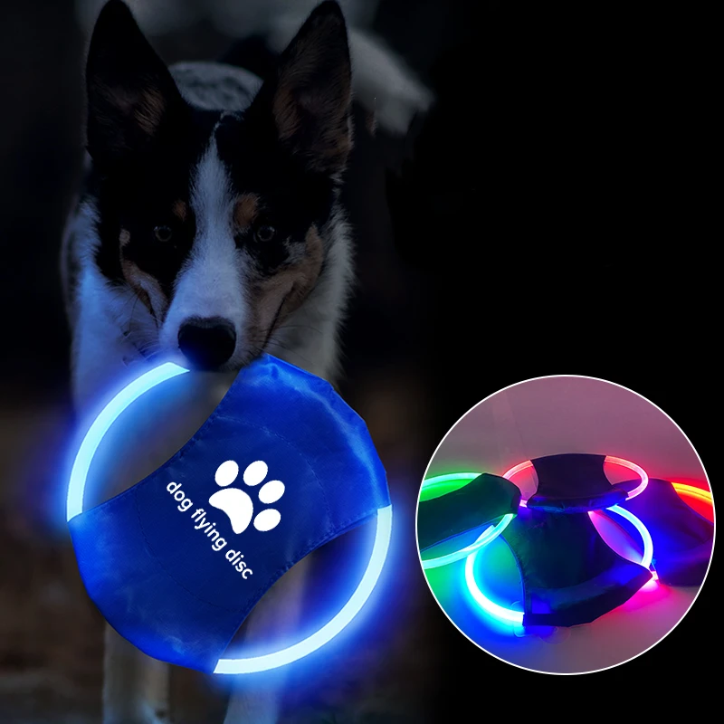 good quality professional factory direct soft TPU LED flashing USB rechargeable  flying disc led flying disc