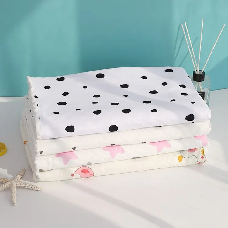 New baby blanket 3D touch milk silk soft skin-friendly breathable double-layer siesta baby air-conditioning blanket