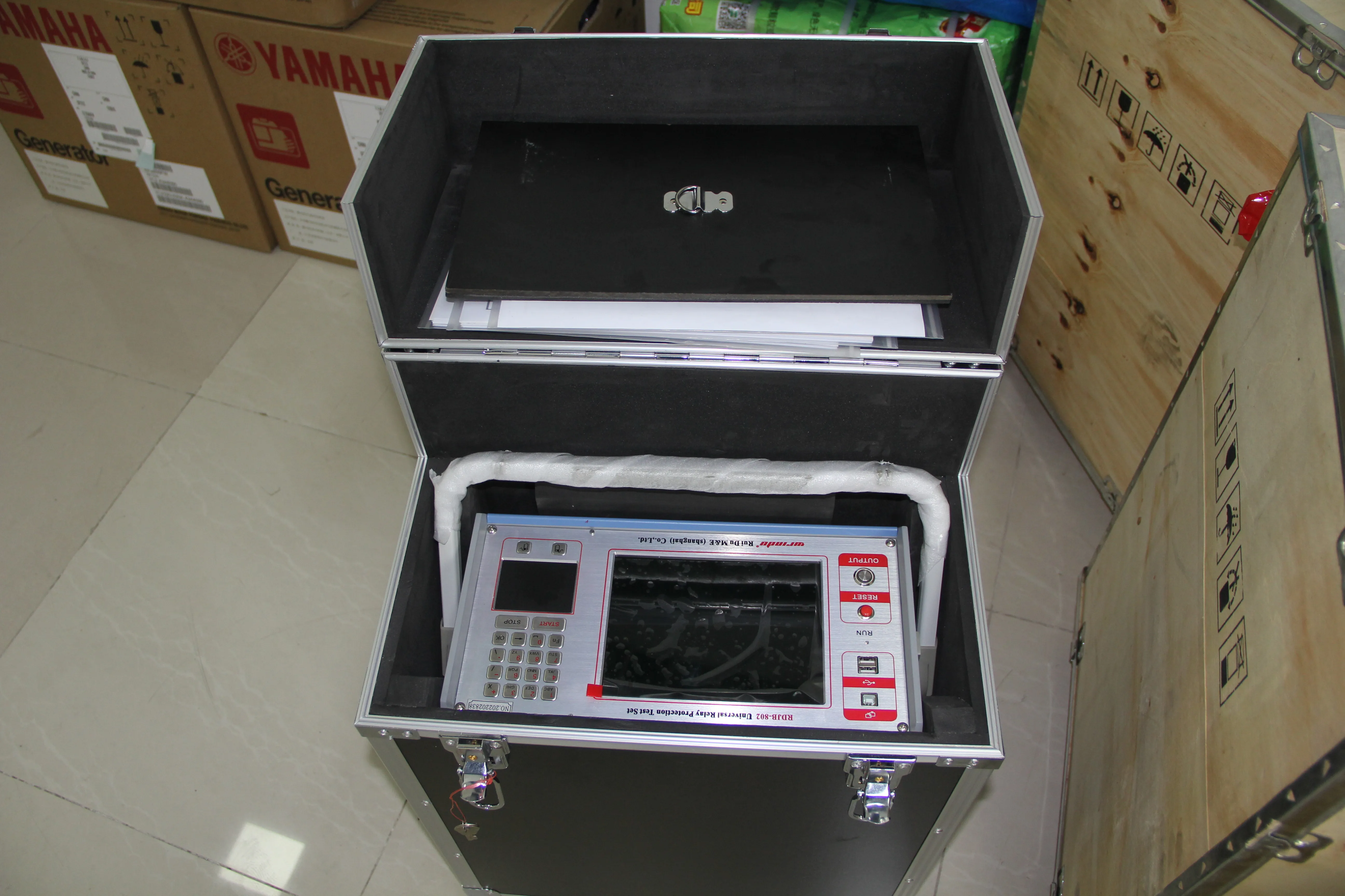 3- phase portable power micro computer protection relay tester