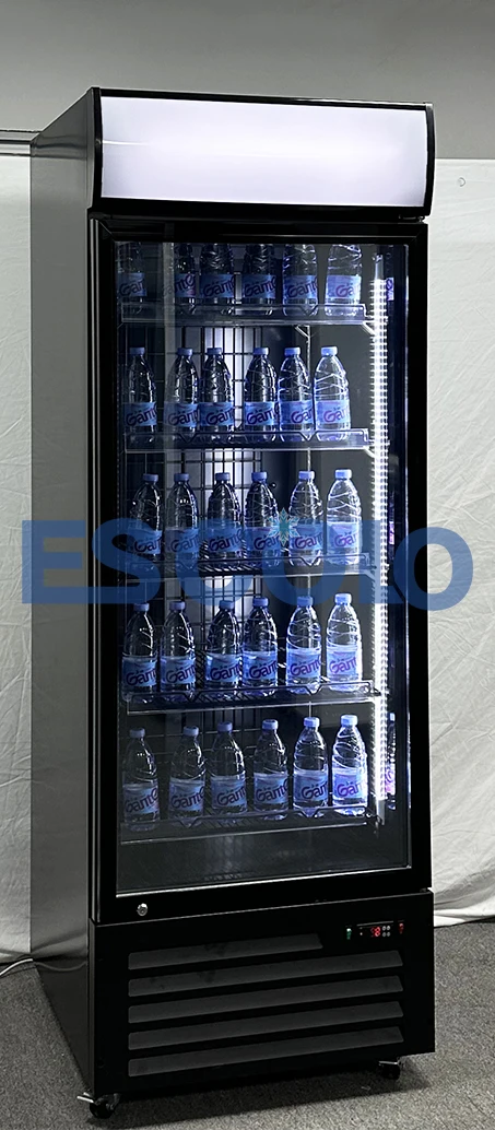 Glass Door Upright Beverage Chiller/cooler/refrigerator